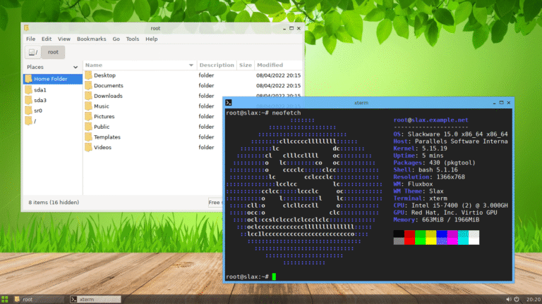 Slax Linux Kurulumu ve Kullanımı