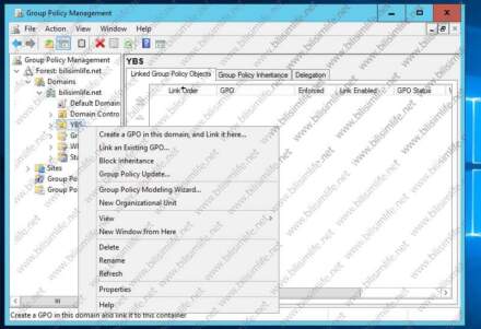 Group Policy ile Map Drive Oluşturmak