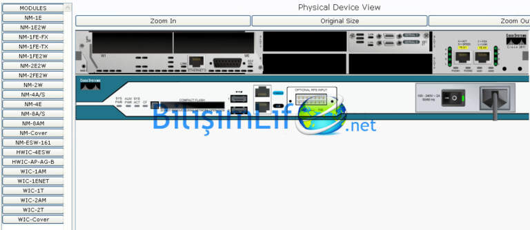 Router Temel Arayüzleri