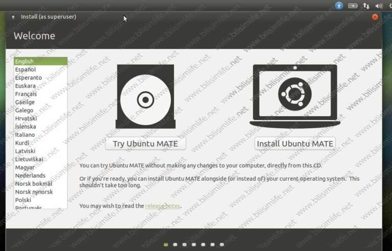 Ubuntu MATE 15.10 Kurulumu