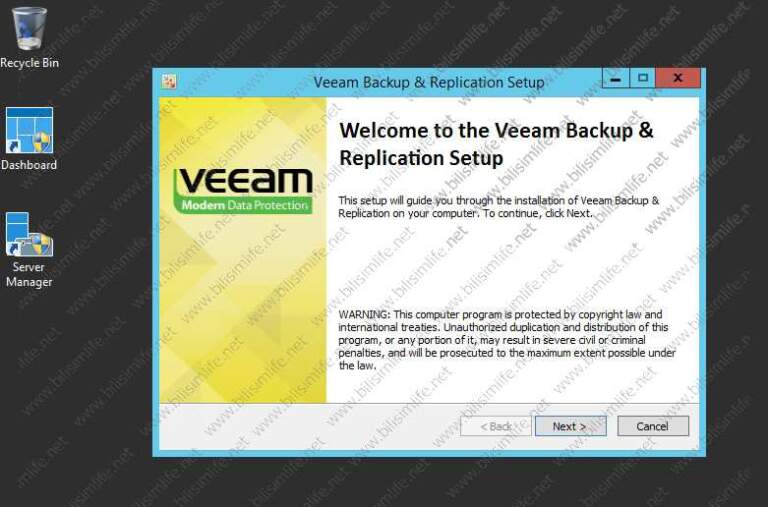 Veeam Backup & Replication 8 Kurulumu