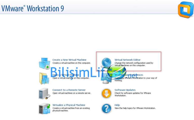 VMware Sanal Ağ Editörü