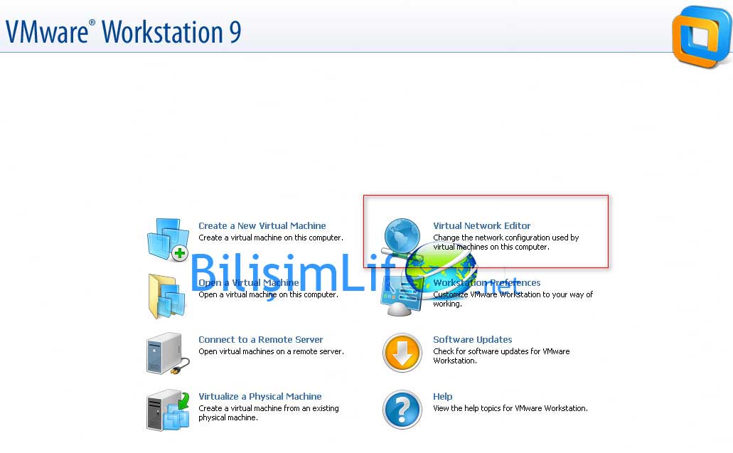 VMware Sanal Ağ Editörü