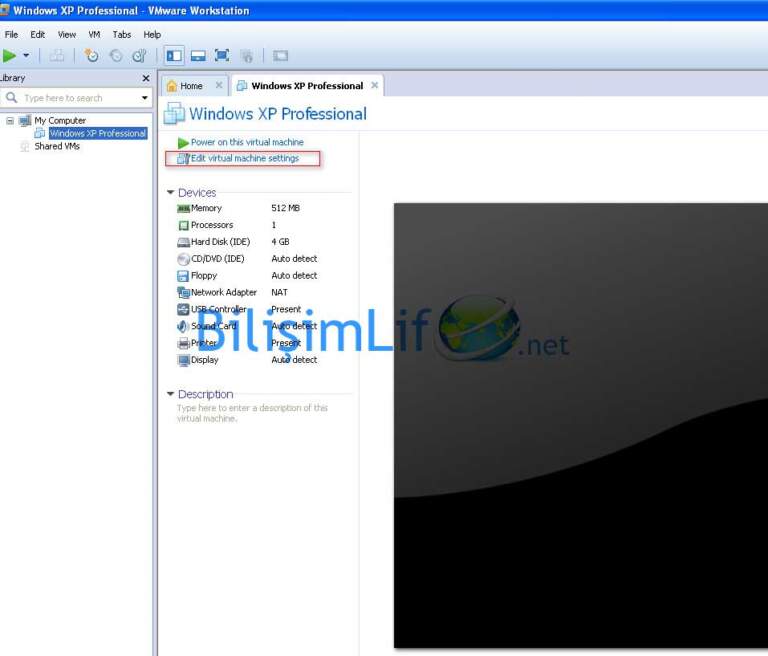 VMware Workstation 9 Makine Ayarları