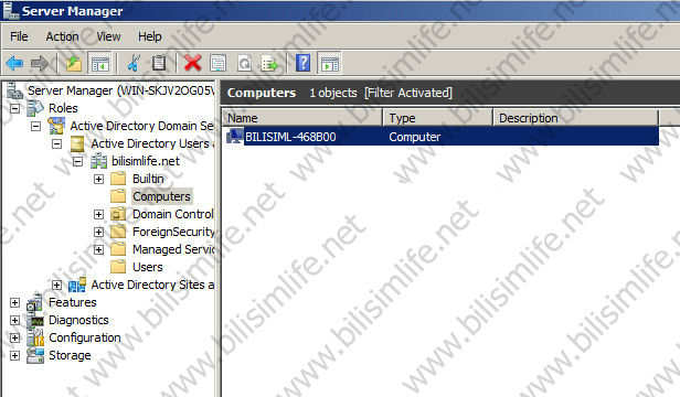 Windows İstemcilerinin Bir Etki Alanına Üye Yapılışı