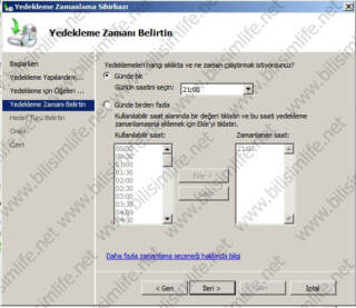 Windows Server 2008 R2 Yedekleme Zamanlama