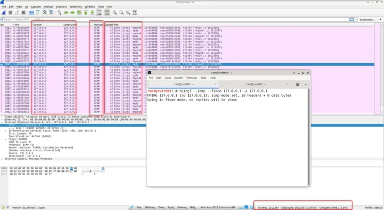 Hping Kullanarak TCP/IP Paketleriyle Oynamak