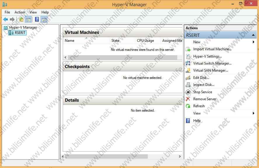 Windows Hyper-V Kurulumu
