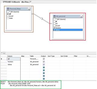 SQL Server’da View Oluşturmak