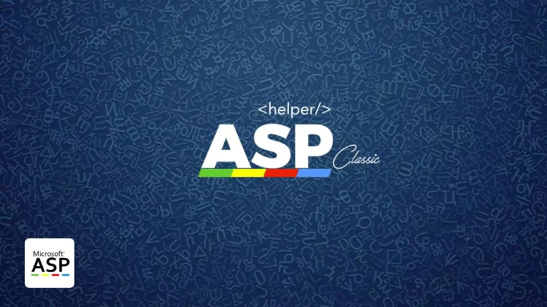Classic ASP’de Türkçe Karakter Sorunu