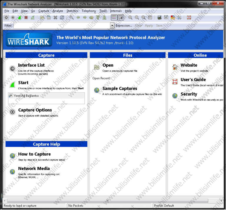 Wireshark Kullanarak Ağ Dinleme