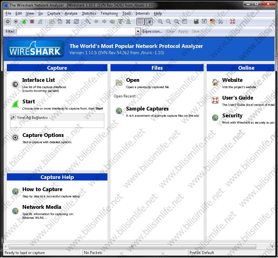 Wireshark Kullanarak Ağ Dinleme
